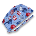 Balloon Skull tie-back style surgical scrub cap for men by Paradise Caps.