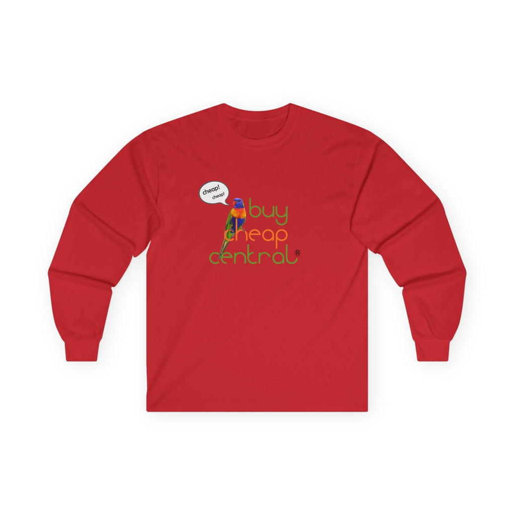 Unisex Long Sleeve Tee - Shop Black, Buy Cheap, Trendy Gift for Shoppers, Sustainable Fashion, Everyday Wear, Casual Style