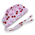 Valentine's day Skull tie-back style surgical scrub cap for men by Paradise Caps.