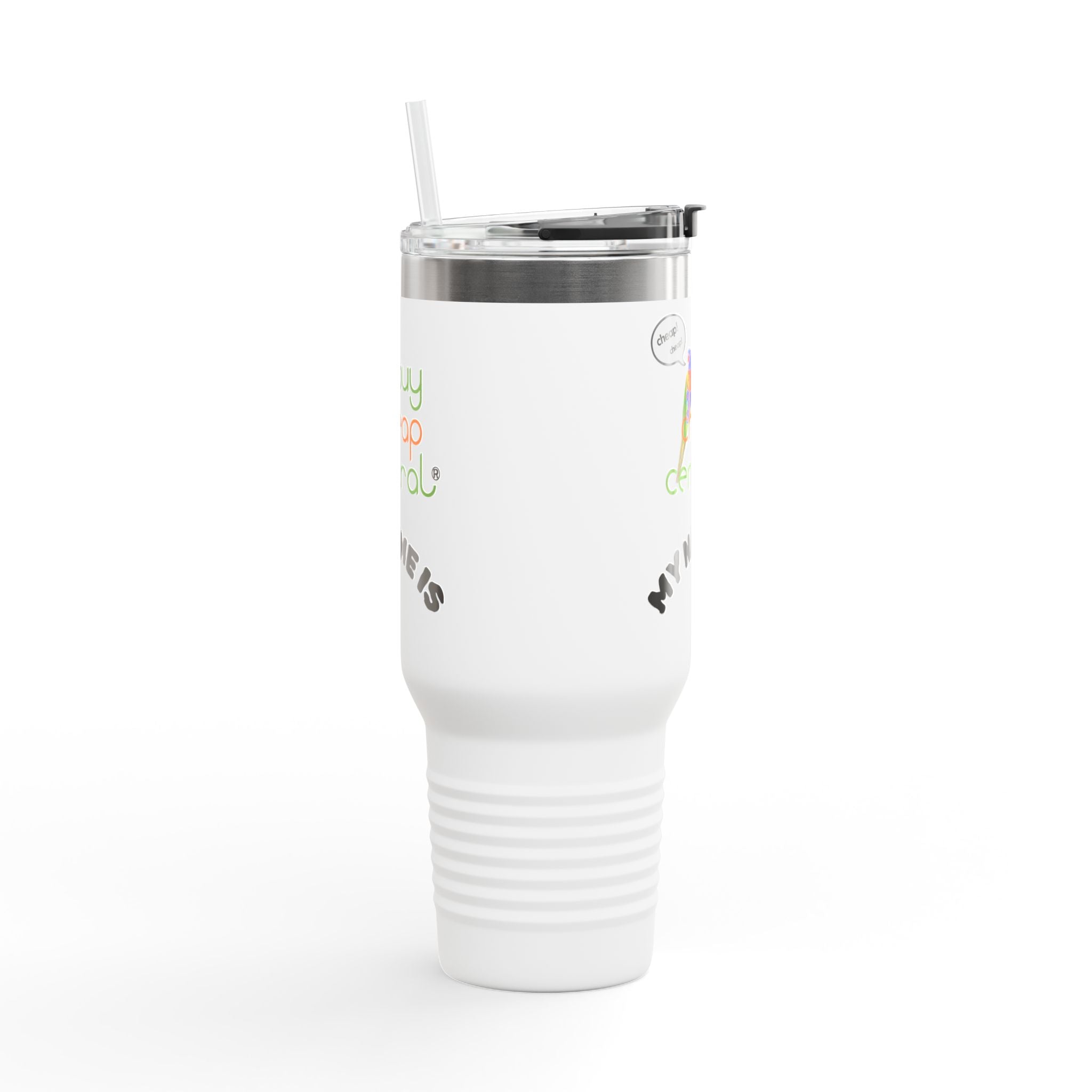 Personalized Insulated Travel Mug, 40oz - Ideal Gift for Homies, Customizable Drinkware, Perfect for Camping, Office, and Parties