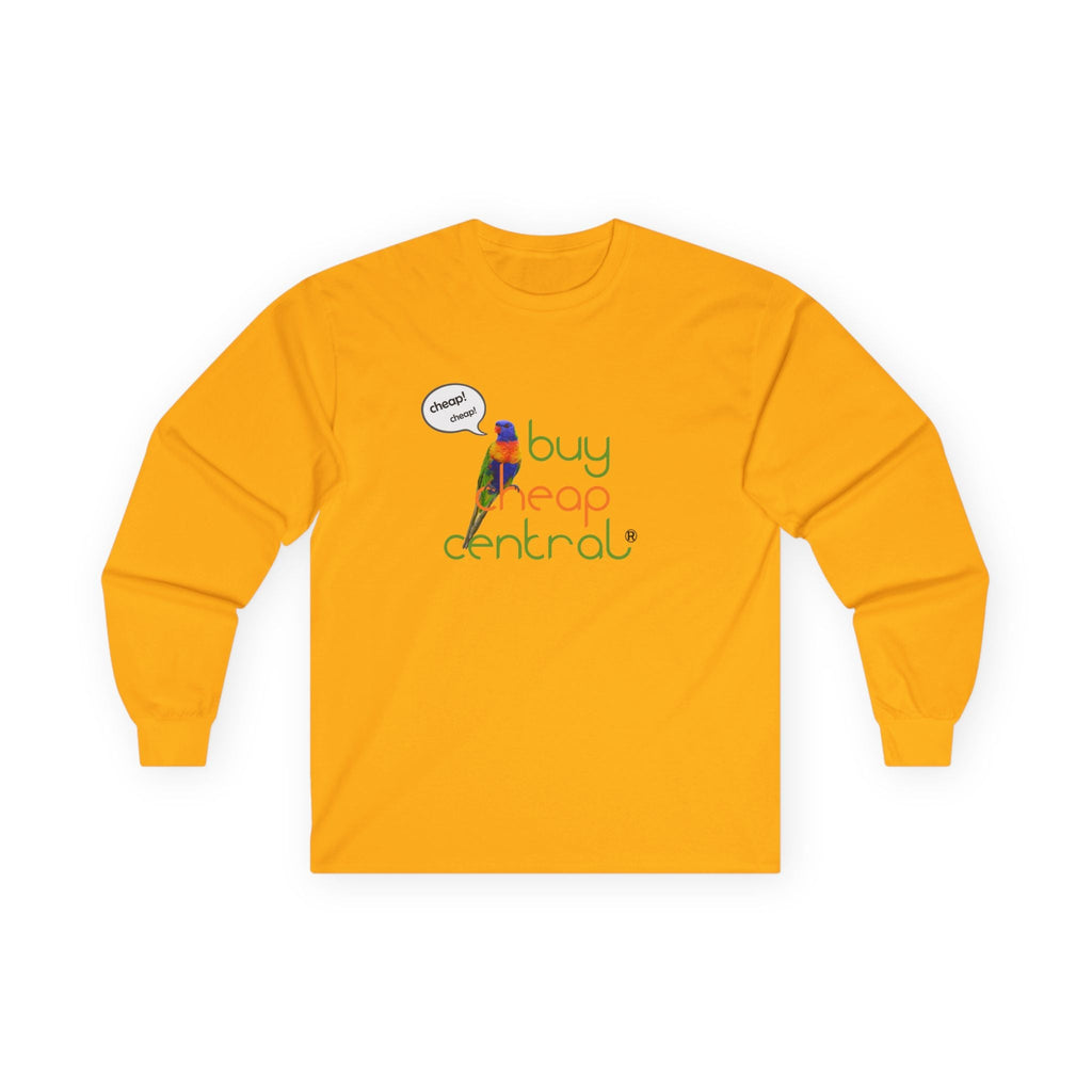 Unisex Long Sleeve Tee - Shop Black, Buy Cheap, Trendy Gift for Shoppers, Sustainable Fashion, Everyday Wear, Casual Style