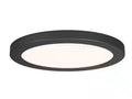 Open Box Artika Europa Disk 9 in. 1-Light Black Modern Integrated LED 3 CCT Flush Mount Ceiling Light Fixture for Kitchen or Bedroom