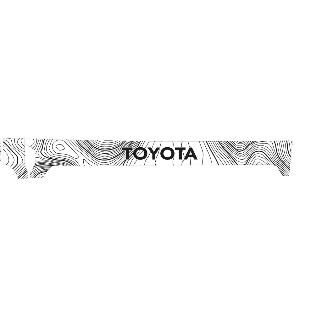3 Piece Topographic Map Dash Overlays - 2025+ 4Runner