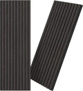 UMIACOUSTICS Wood Wall Panels, 2 PCS Diffusion Panels, 47.2" x 15.7" Sound Proof Panels for Home Office Cinema (Ebony)
