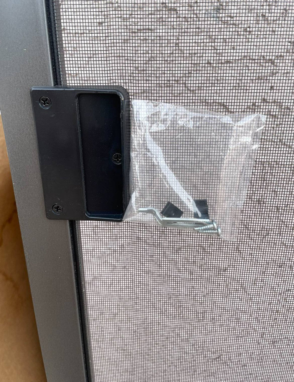 Ritescreen Adjustable Patio Screen Door' Bronze' 36X78 DELIVERY LAS VEGAS ONLY