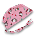 Christmas Skull tie-back style surgical scrub cap for men by Paradise Caps.