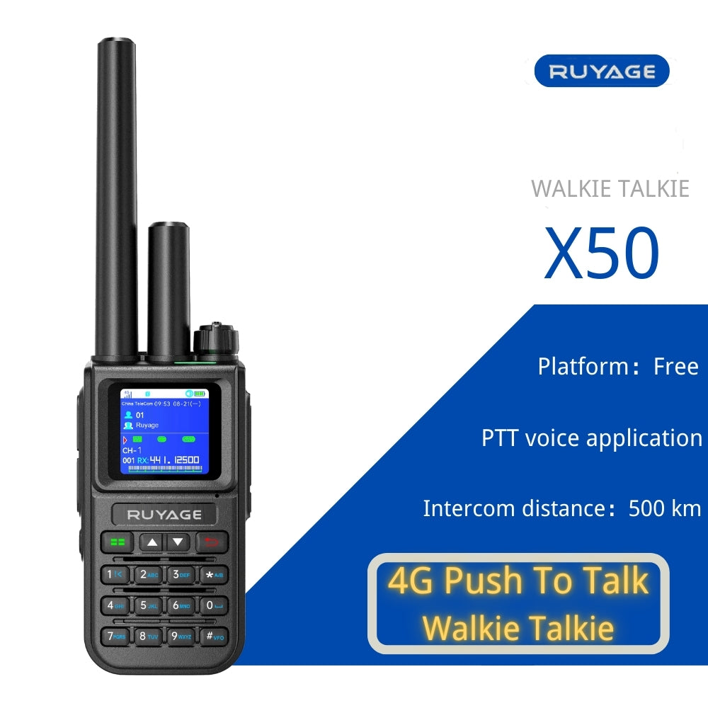 Ruyage Radio Nationwide PTT Dual-Mode Walkie-Talkie(X50)