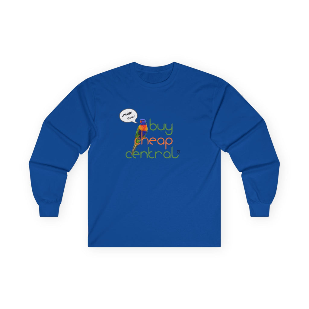 Unisex Long Sleeve Tee - Shop Black, Buy Cheap, Trendy Gift for Shoppers, Sustainable Fashion, Everyday Wear, Casual Style