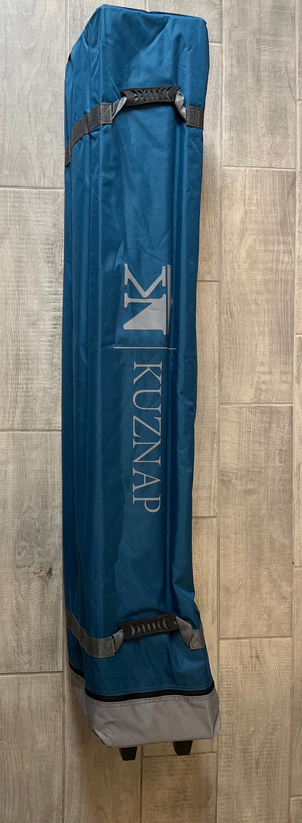 Open Box KUZNAP 12'x12' Pop up Canopy Tent Patented EZ Set up Instant Outdoor Canopy with Wheeled Carry Bag Bonus 4 Weight Sandbags, 8 Stakes and 4 Ro