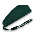 Forest green Skull tie-back style surgical scrub cap for men by Paradise Caps.