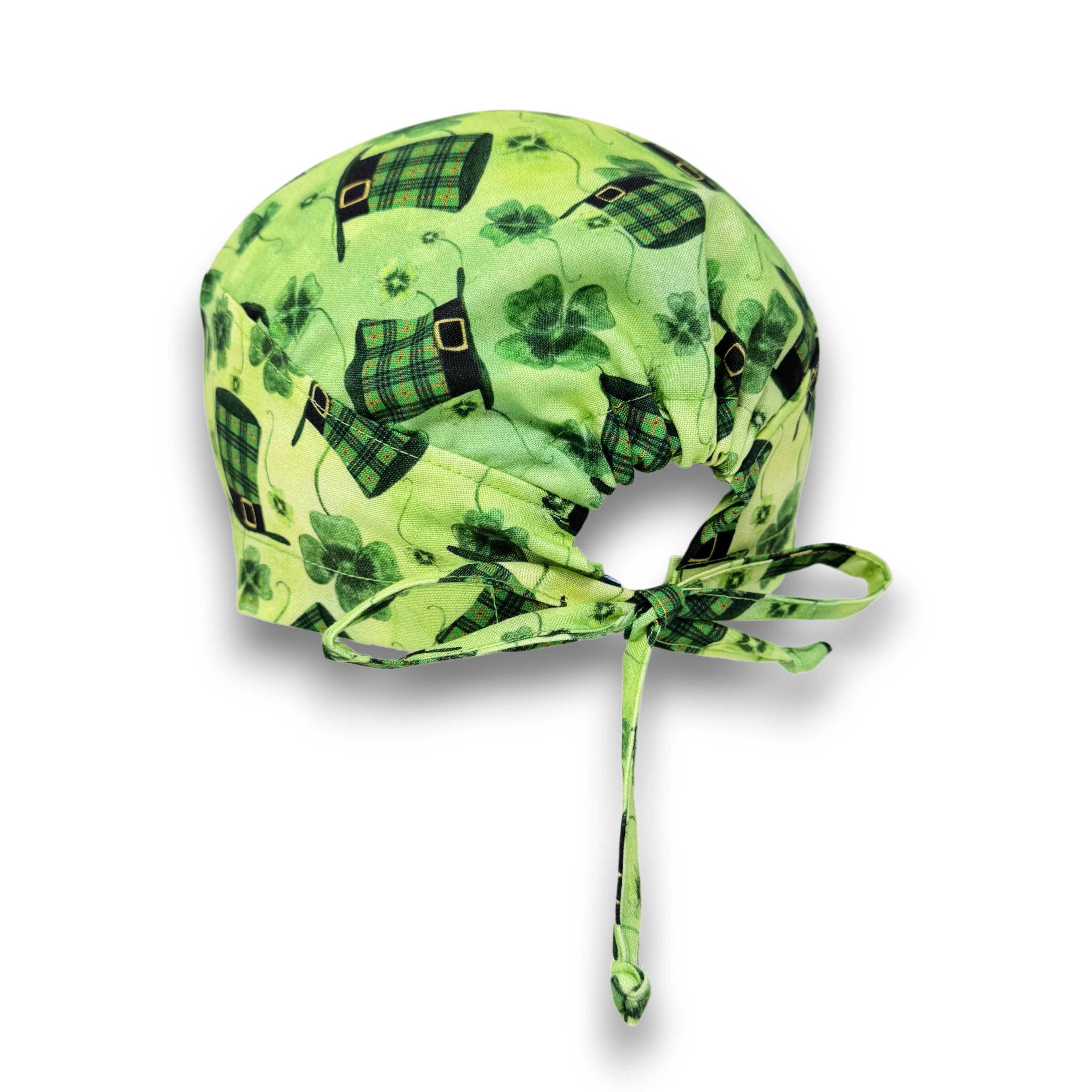 St. Patrick's Day hats Surgical Scrub Cap. Tie-Back Cotton Skull Cap by Paradise Caps.