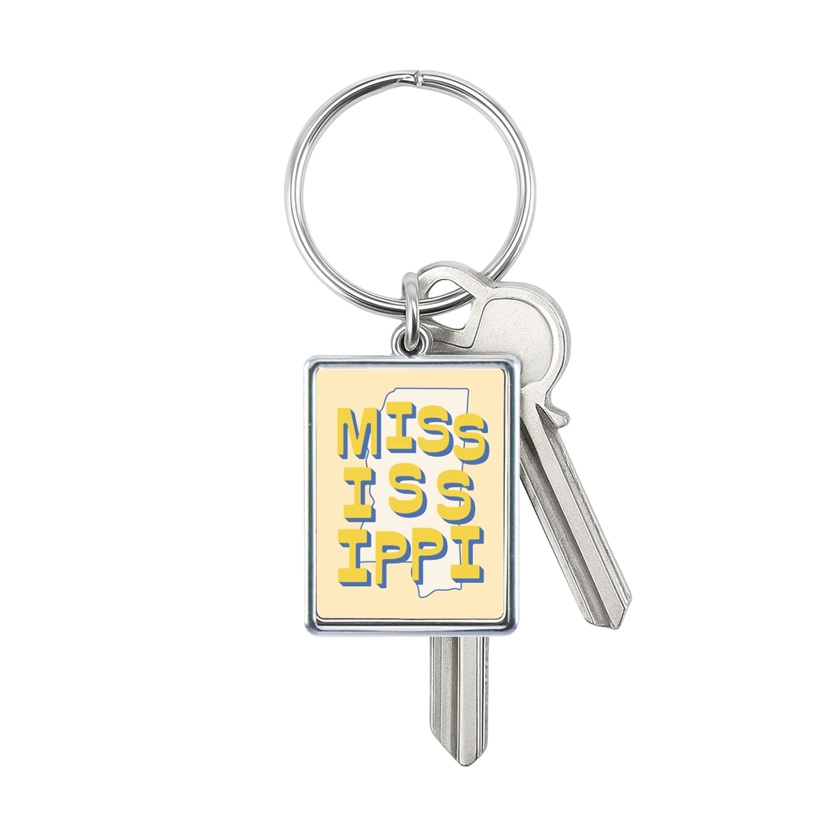 Mississippi State Love Keychain