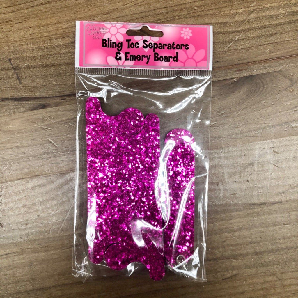Bling Toe Separator Emery Board