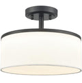 Open Box Deynite Modern LED Black Ceiling Light Fixture
Dimmable 3000K-4500-5500K Semi-Flush
Mount Ceiling Light for Bedroom