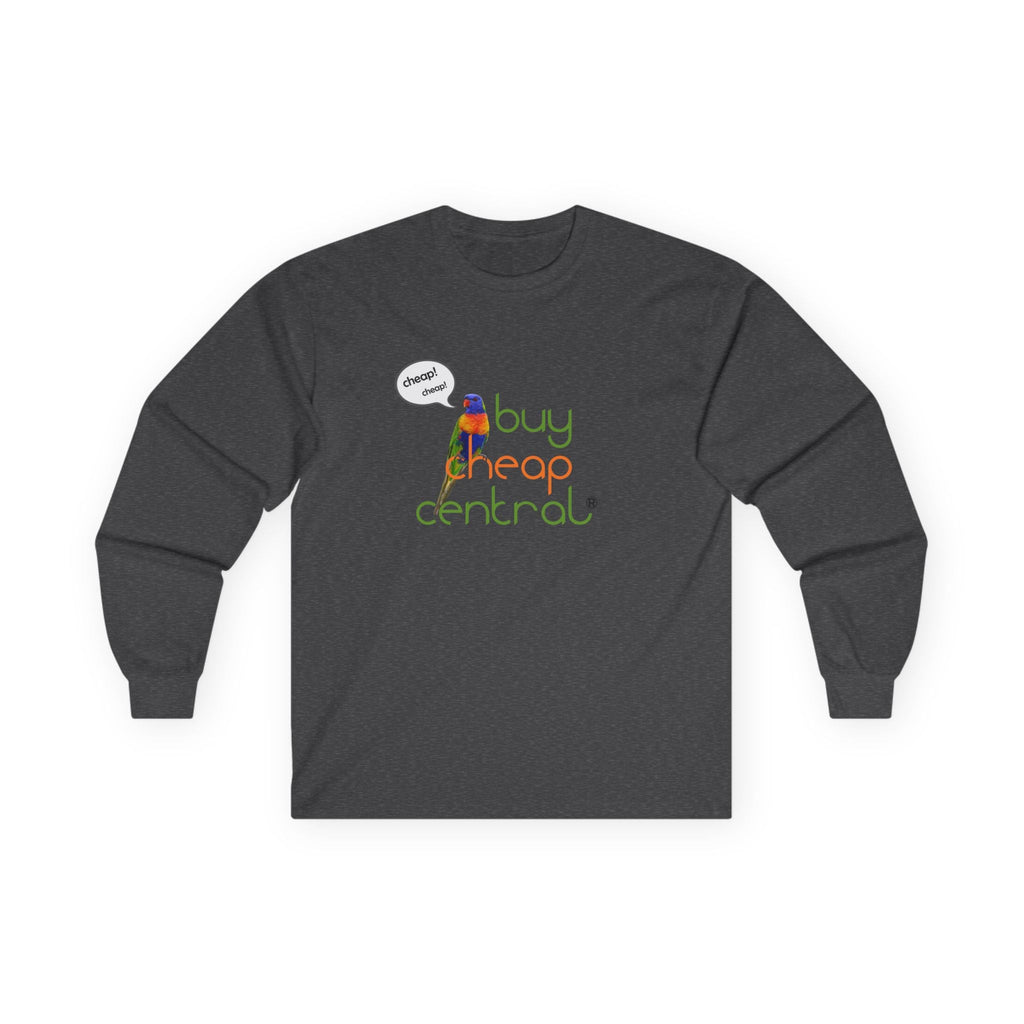 Unisex Long Sleeve Tee - Shop Black, Buy Cheap, Trendy Gift for Shoppers, Sustainable Fashion, Everyday Wear, Casual Style