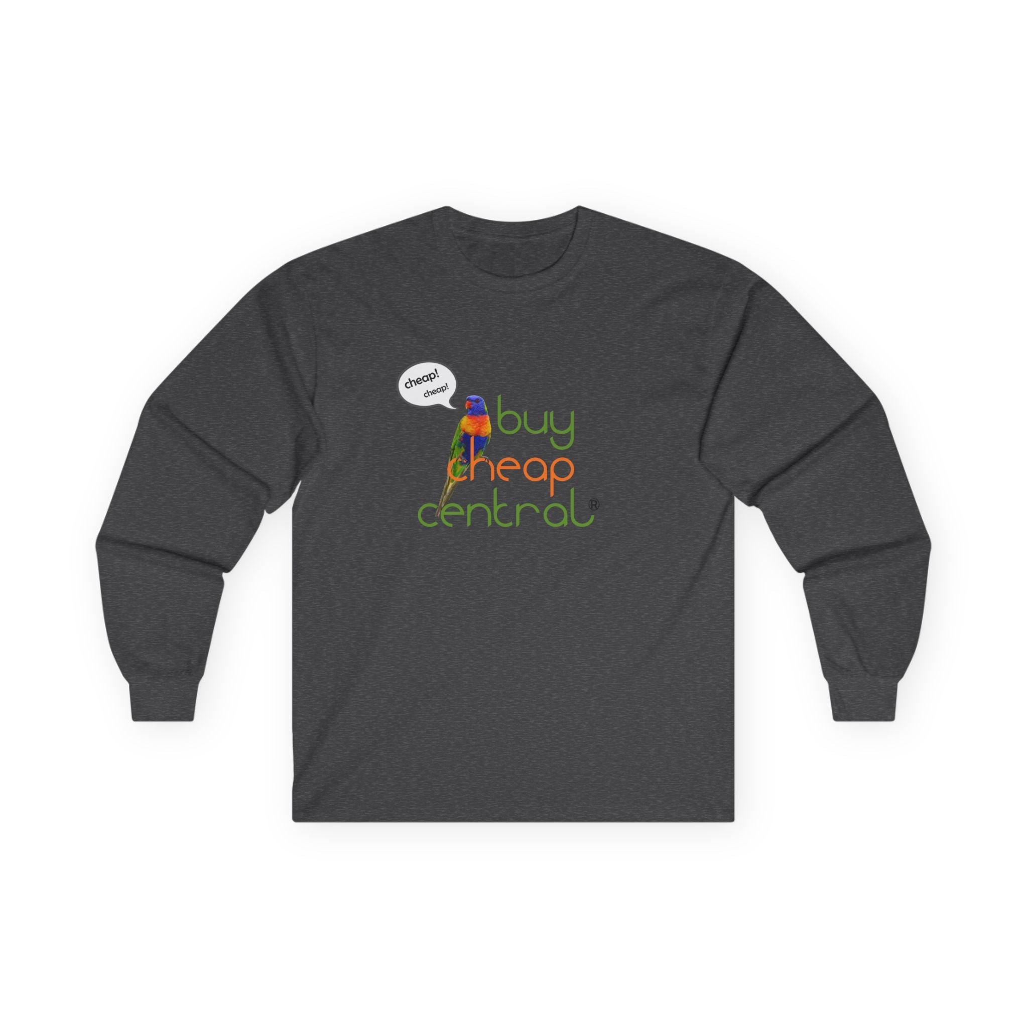 Unisex Long Sleeve Tee - Shop Black, Buy Cheap, Trendy Gift for Shoppers, Sustainable Fashion, Everyday Wear, Casual Style