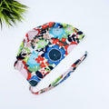 Lovely Planet Floral regular surgical cap. Scrub caps for women and men.