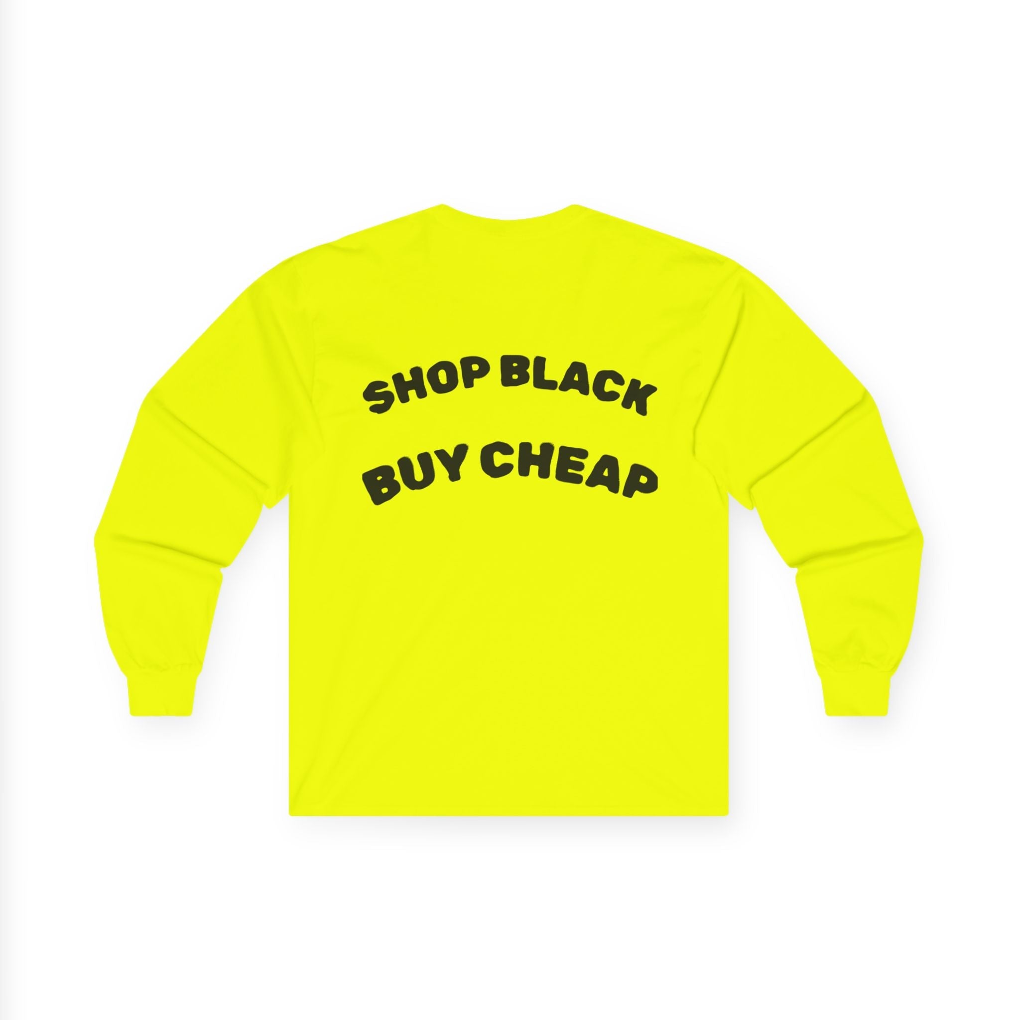 Unisex Long Sleeve Tee - Shop Black, Buy Cheap, Trendy Gift for Shoppers, Sustainable Fashion, Everyday Wear, Casual Style