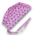 Charmingly Cheerful Skull tie-back style surgical scrub cap for men by Paradise Caps.
