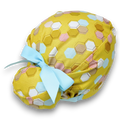 Honeycomb Euro scrub cap with ties for Women by Paradise Caps. Euro PLUS style.