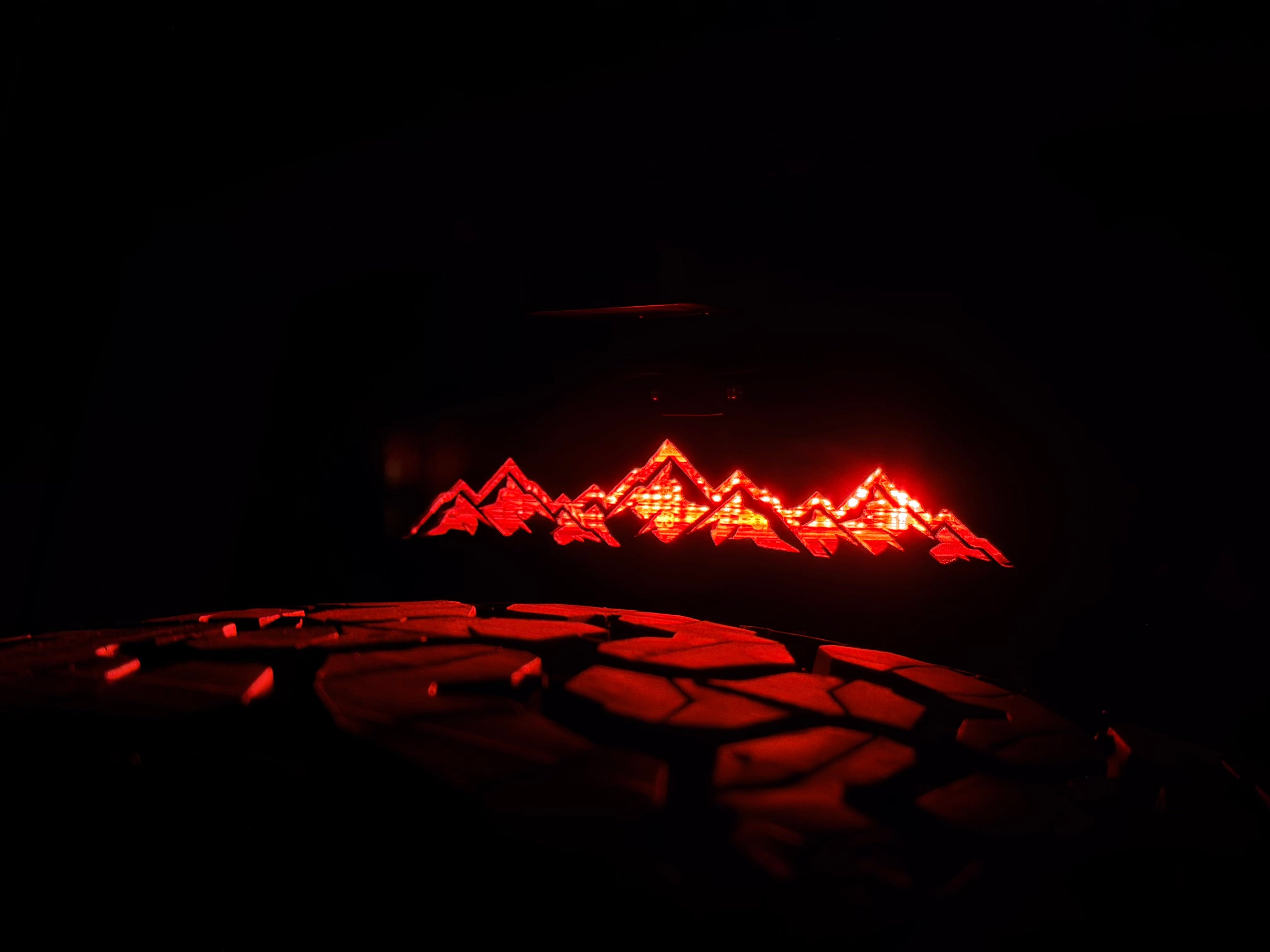 Laser Series Acrylic Third Brake Light Overlay - 2018+ Wrangler JL
