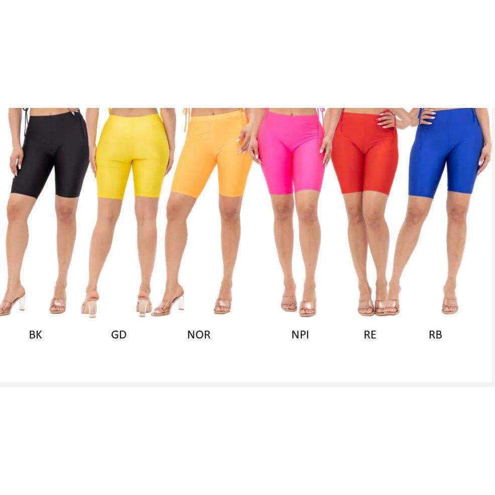 NYLON BIKER SHORTS