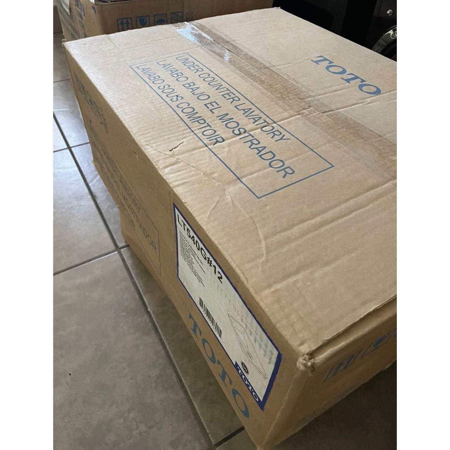 Toto LT540G#12- Under Counter Lavatory W/ Cefiontec, Sedona Beige