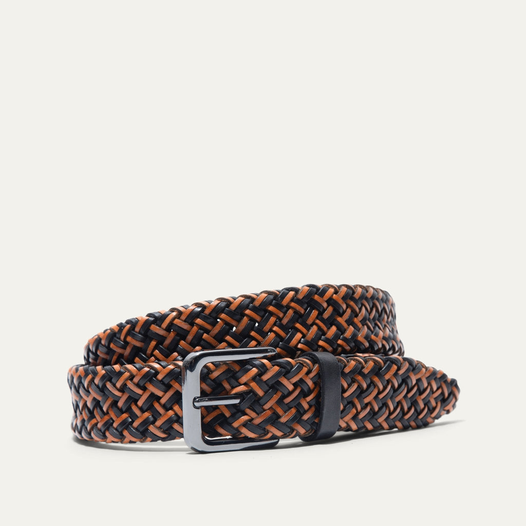 Two-Tone Tubular Braided Belt