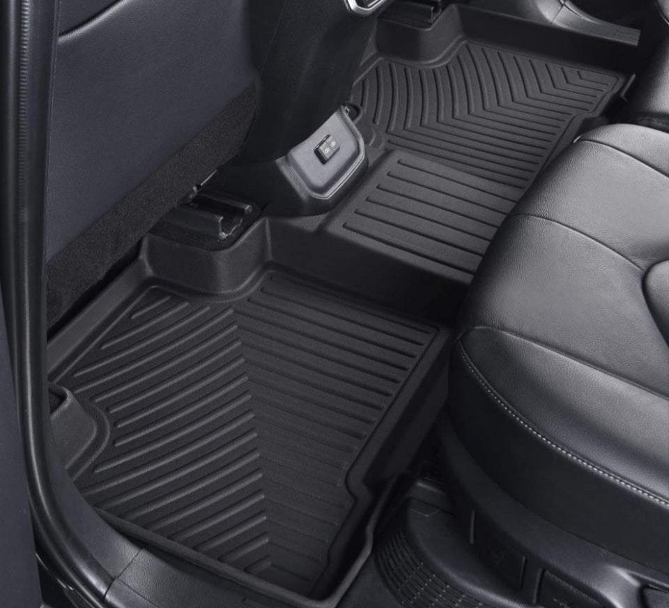 TESSON Black Floor Mats 2 Row Liners Set & Cargo Liners Custom Fit for 2023 2024 Lexus RX350/RX350h/RX500h(RX All Models),All Weather Waterproof TPE R