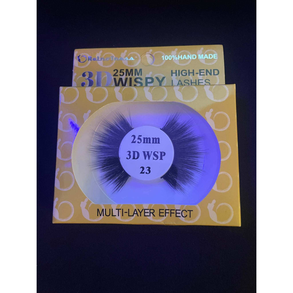 RetroTress 3D 25mm Wispy High-End Lashes Mink Matte 100% HAND MADE Eyelashes Bulk