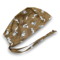 Raccoon men's scrub cap. Funny surgical hat by Paradise Caps.