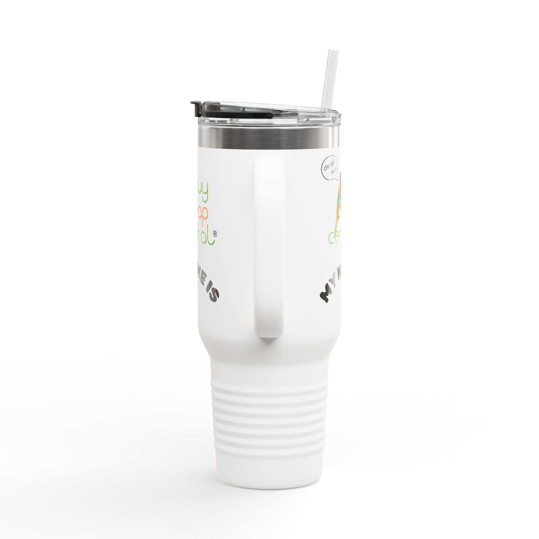 Personalized Insulated Travel Mug, 40oz - Ideal Gift for Homies, Customizable Drinkware, Perfect for Camping, Office, and Parties