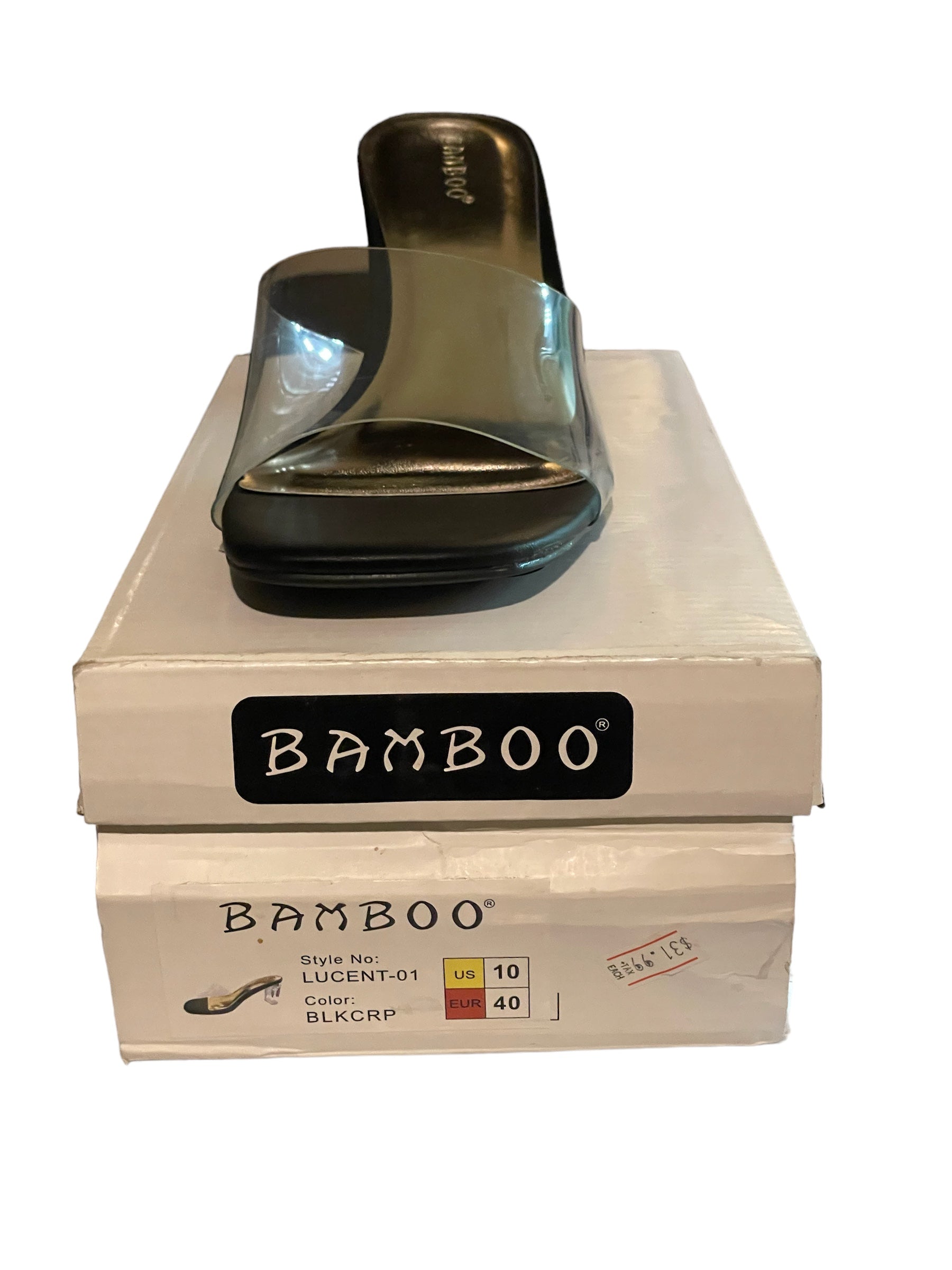 BAMBOO Lucent-01 Small Clear Heel