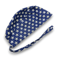 Men's surgical scrub cap. Star tie back scrub hat by Paradise Caps.