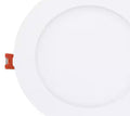 Commercial Electric Ultra Slim Integrated LED 6 in Round Adj Color Temp Canless Recessed Light for Kitchen Bath Living rooms, White