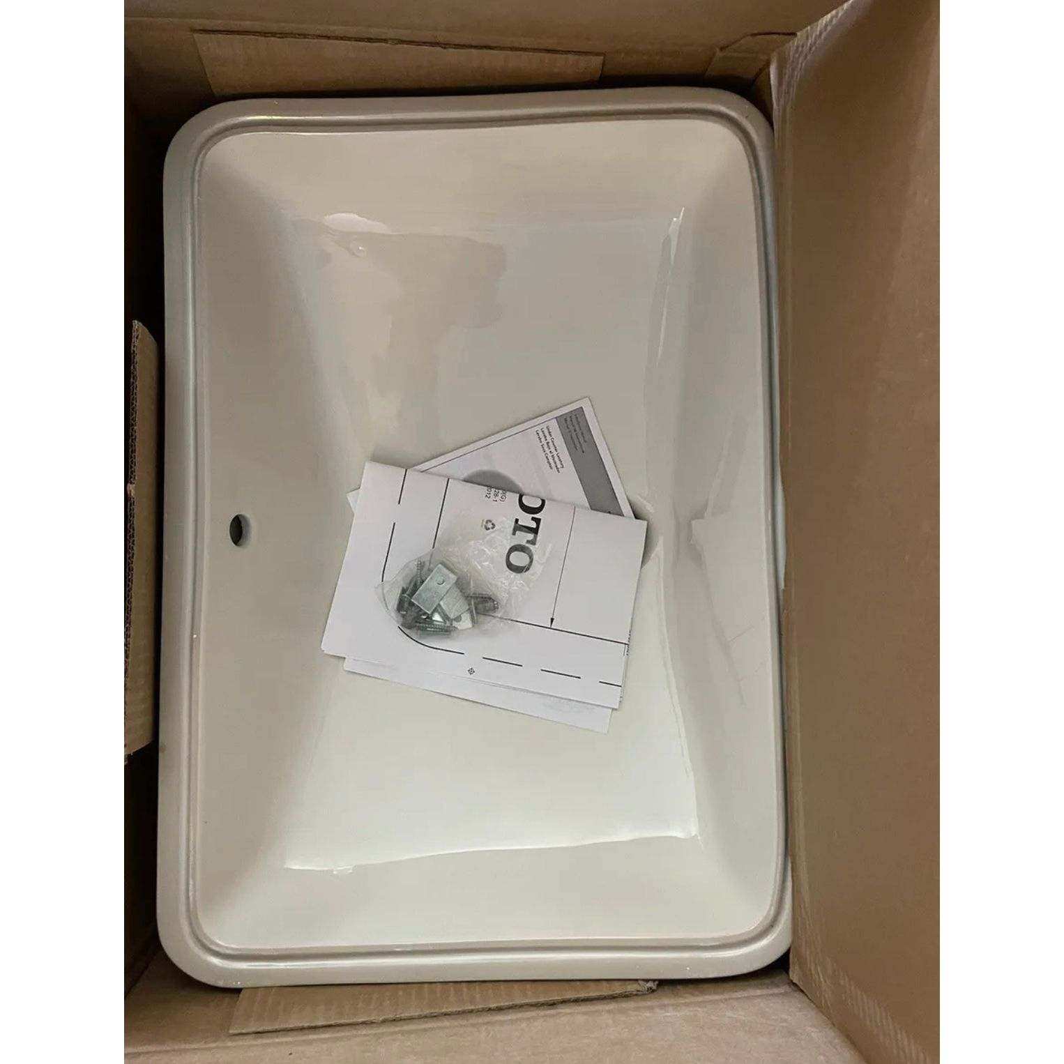 Toto LT540G#12- Under Counter Lavatory W/ Cefiontec, Sedona Beige