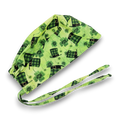 St. Patrick's Day hats Surgical Scrub Cap. Tie-Back Cotton Skull Cap by Paradise Caps.