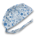 Skull tie-back style surgical scrub cap for men by Paradise Caps.