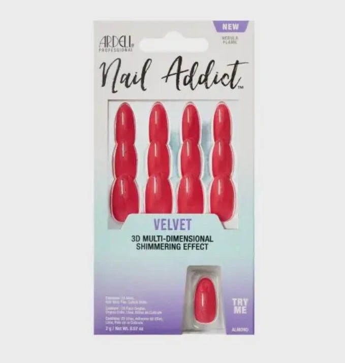 Ardell Press-on Nails Nail Addict Velvet Nebula Flame #58630