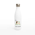 White 17oz Stainless Steel Water Bottle
