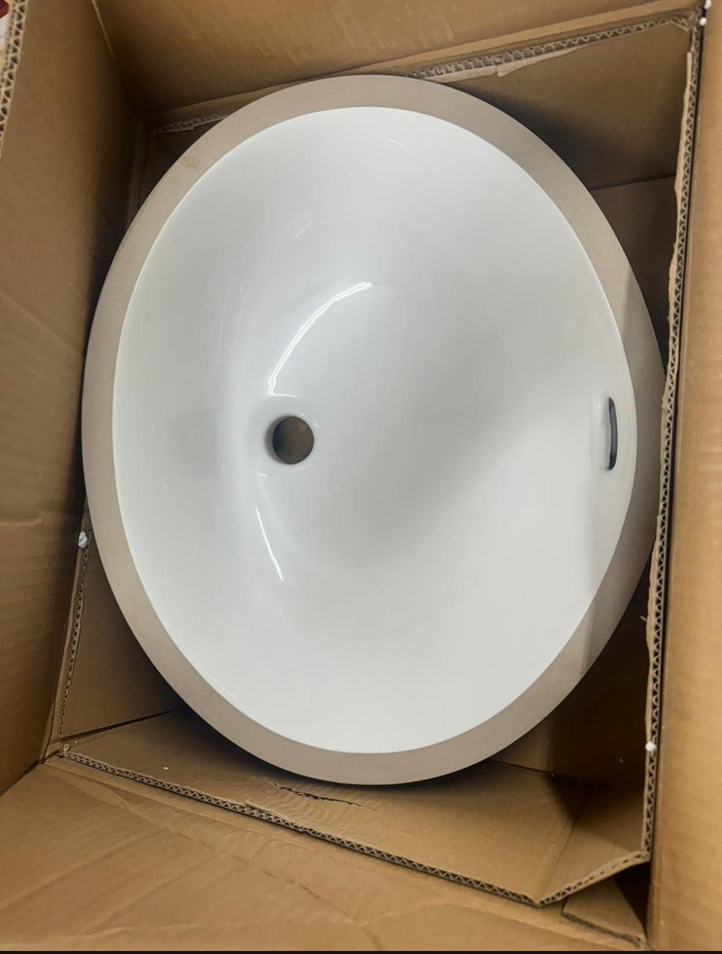 Pottery barn Dcolora Undermount Bathroom Sink Oval - Dcolora 16"x13" White Porcelain Ceramic Oval Vessel Sink Under Counter Lavatory Vanity Bath Sink Bowl Basin Wi