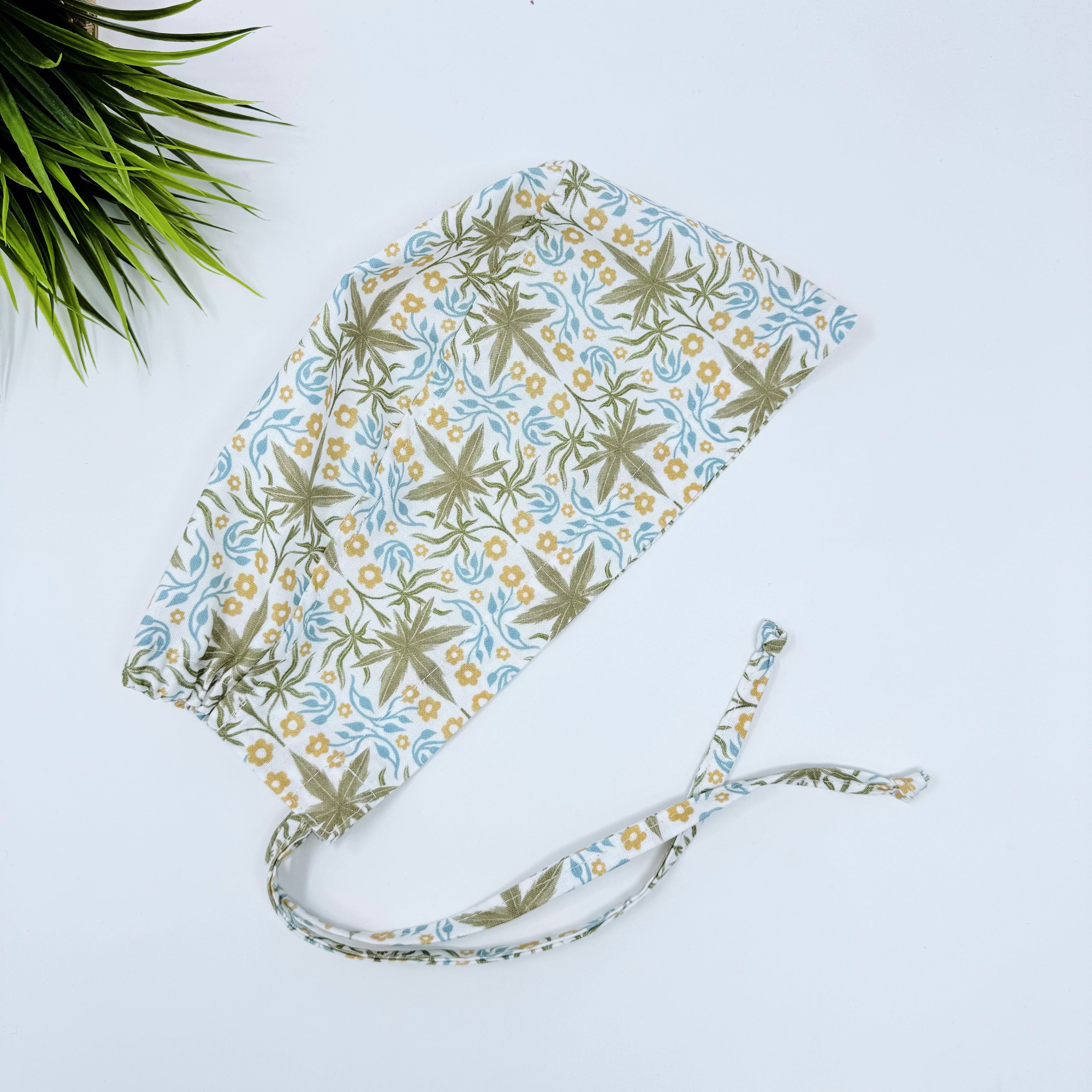 Mary Jane Skull tie-back style surgical scrub cap for men by Paradise Caps.