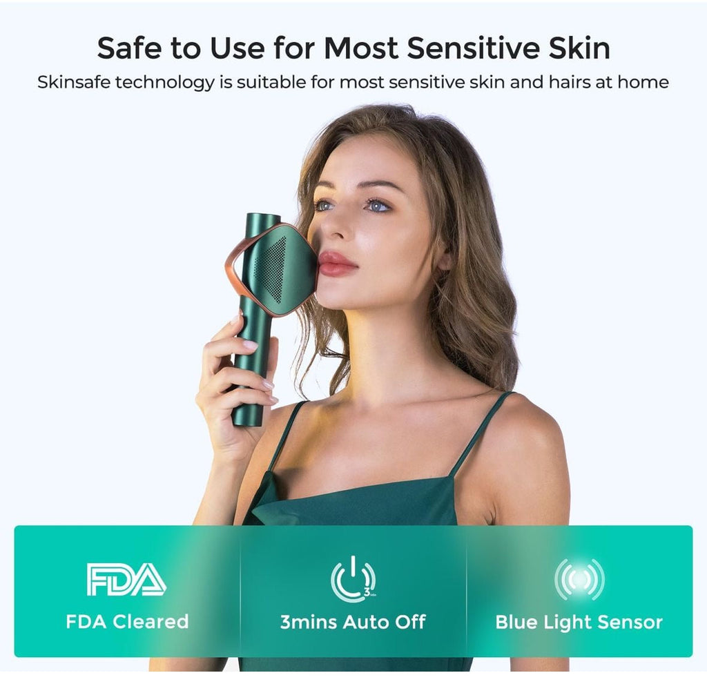 Open Box LUBEX Laser Hair Removal for Women and Men, Permanent IPL Hair Removal Device with IGBT Technology(3-Minute Whole Body Hair Removal), at Home