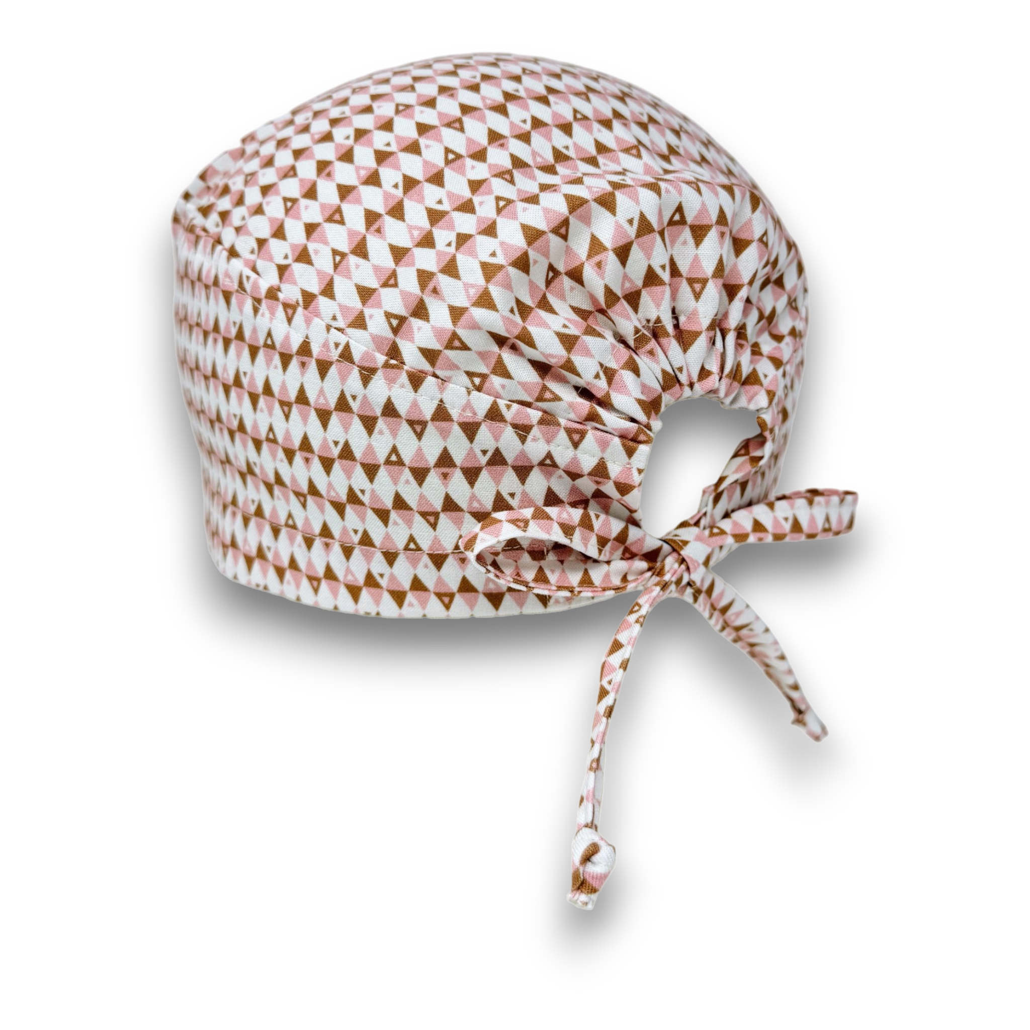 Skull tie-back style surgical scrub cap for men by Paradise Caps.
