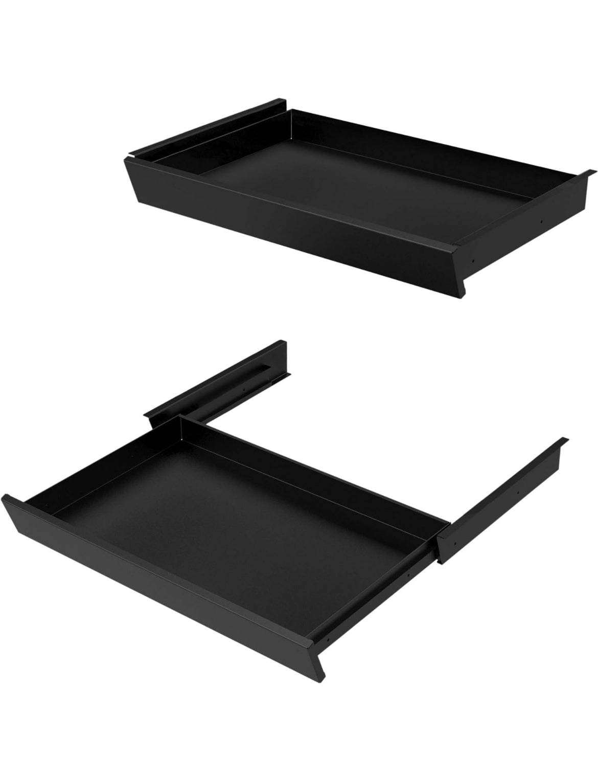 Stand Up Desk Store Add-On Office Sliding Under-Desk Drawer Storage