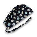 Compass Skull tie-back style surgical scrub cap for men by Paradise Caps.