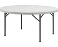 Open Box Lorell Banquet Table, 60 by 60 by 29-1/2-Inch, Platinum