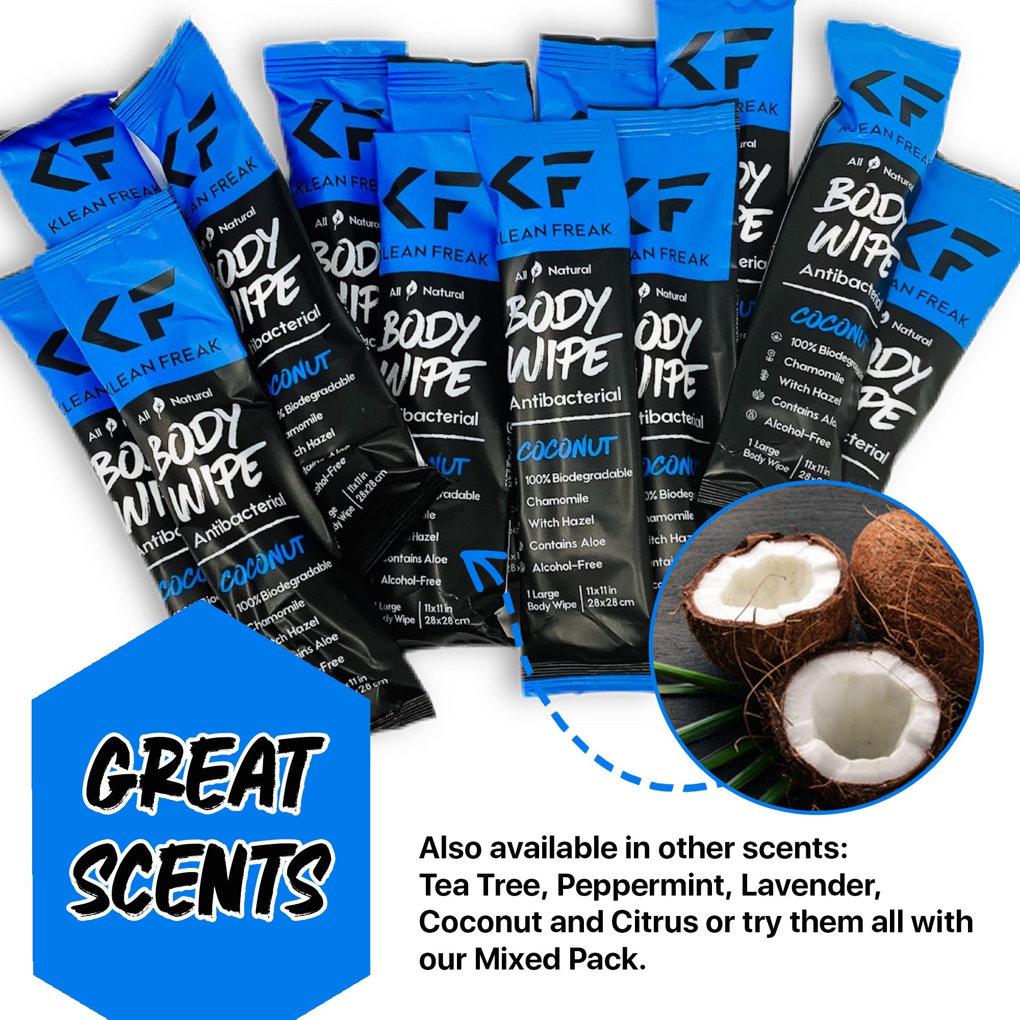 Body Wipes - 12 Pack