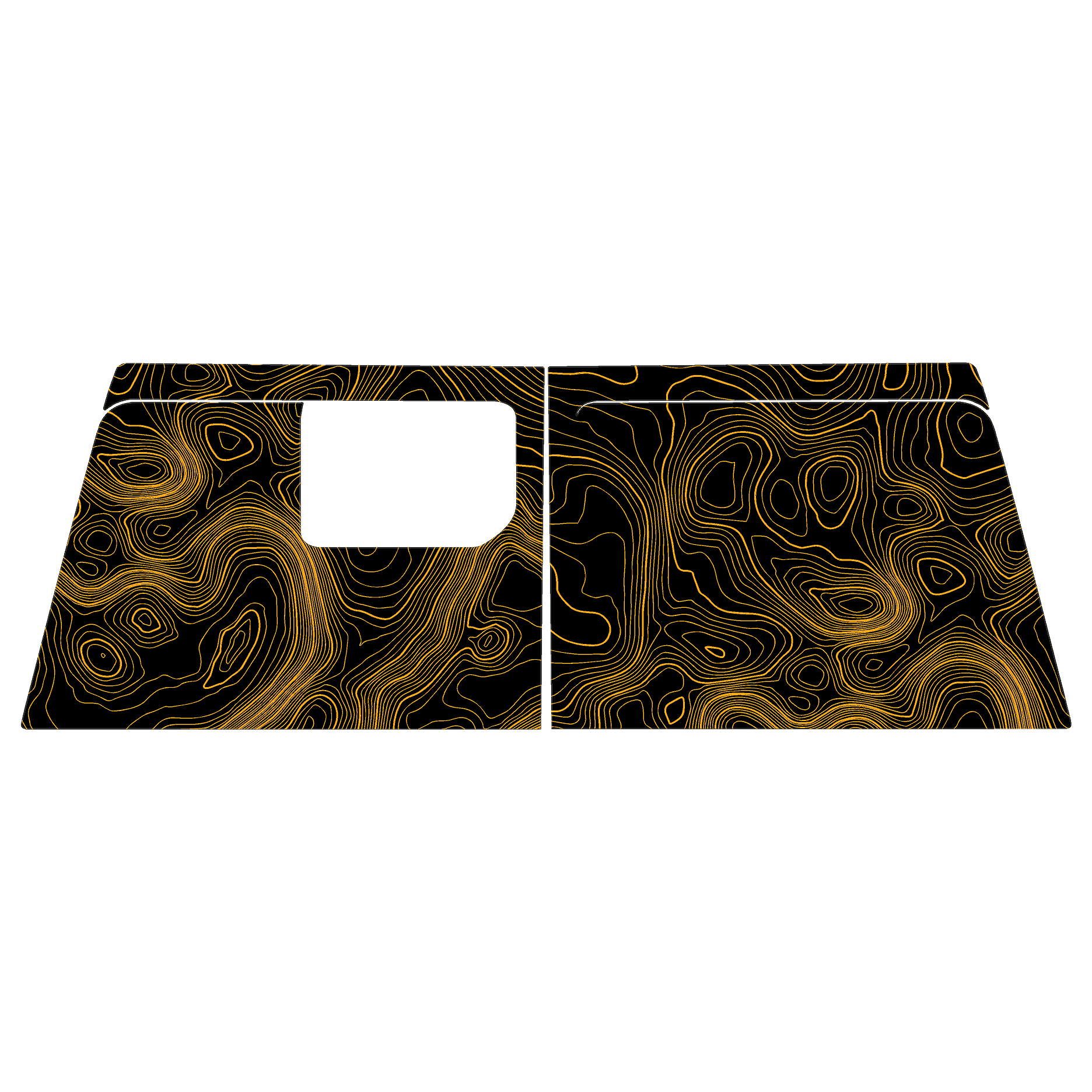 Topographic Map Premium Print Vinyl Rolls (3' or 6') - Matte Finish