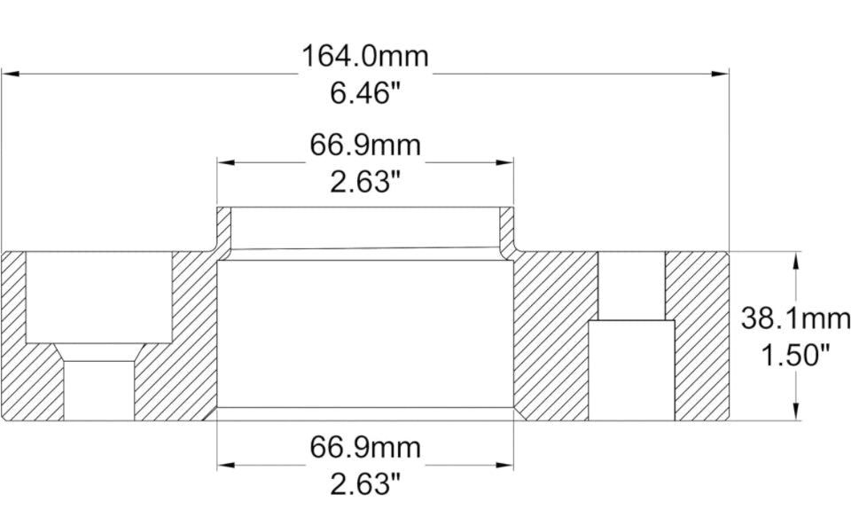 Coyote Accessories - Black Anodized 6061-Billet Aluminum Wheel Adapter Set Of 2